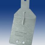 Single part 666 on blue flat